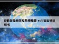 舒胜智能锁常见故障维修 suli智能锁说明书