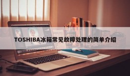 TOSHIBA冰箱常见故障处理的简单介绍