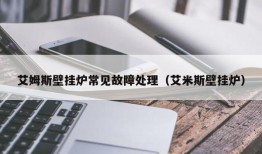 艾姆斯壁挂炉常见故障处理（艾米斯壁挂炉）