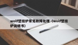 wolf壁挂炉常见故障处理（wolf壁挂炉说明书）