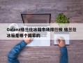 Galanz格兰仕冰箱市场排行榜 格兰仕冰箱是哪个国家的