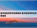 春天智能锁常见故障维修 春天智能锁常见故障维修