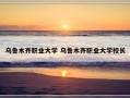 乌鲁木齐职业大学 乌鲁木齐职业大学校长