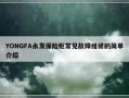 YONGFA永发保险柜常见故障维修的简单介绍