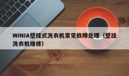 WINIA壁挂式洗衣机常见故障处理（壁挂洗衣机维修）