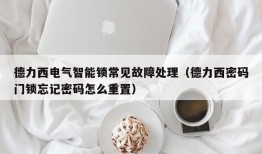 德力西电气智能锁常见故障处理（德力西密码门锁忘记密码怎么重置）