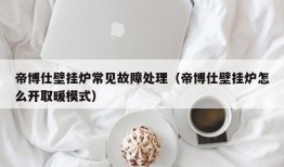 帝博仕壁挂炉常见故障处理（帝博仕壁挂炉怎么开取暖模式）