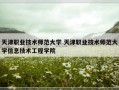 天津职业技术师范大学 天津职业技术师范大学信息技术工程学院