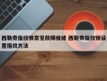 西勒奇指纹锁常见故障维修 西勒奇指纹锁设置指纹方法