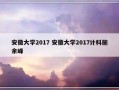 安徽大学2017 安徽大学2017计科施余峰